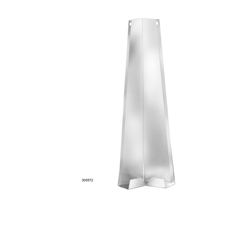 Linea Aluminium Corner Soaker for 180mm wide boards 305572
