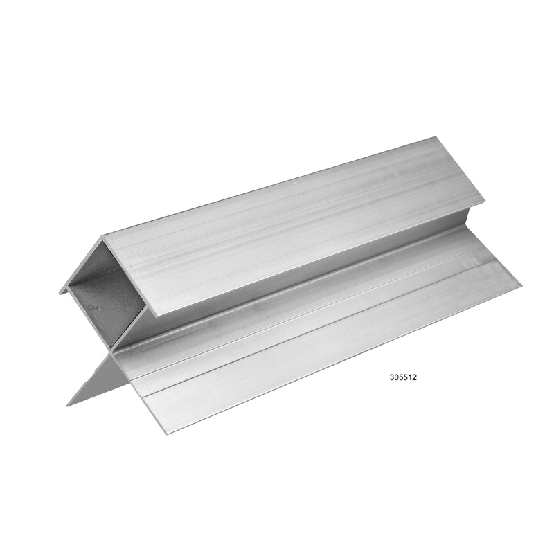 Linea Aluminium External Slimline Boxed Corner 3600mm long 305512