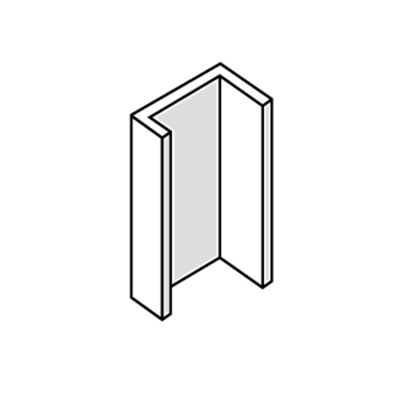 Linea Aluminium Universal Window Adaptor 3700mm long 305510