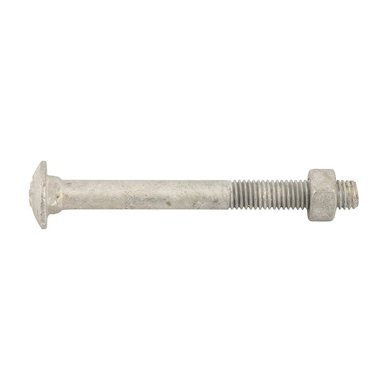 BOLT NUT CUP METRIC HOT DIP GAL M10 X 100MM BOX 50 066108