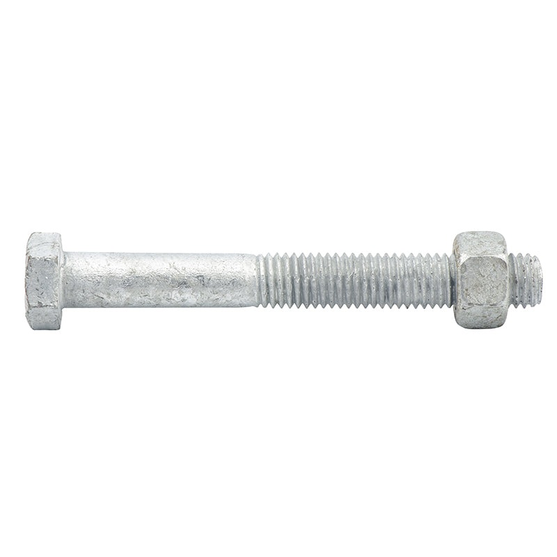 BOLT NUT HEX METRIC HOT DIP GAL M12 X 100MM BOX 25 065880