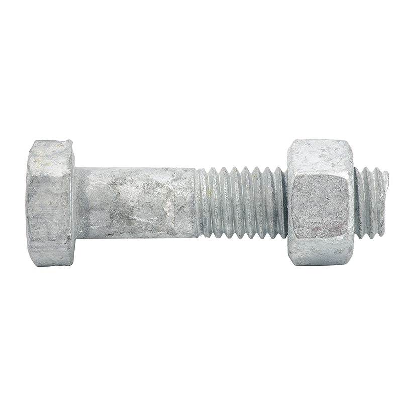 BOLT NUT HEX METRIC HOT DIP GAL M12 X 50MM BOX 25 065859