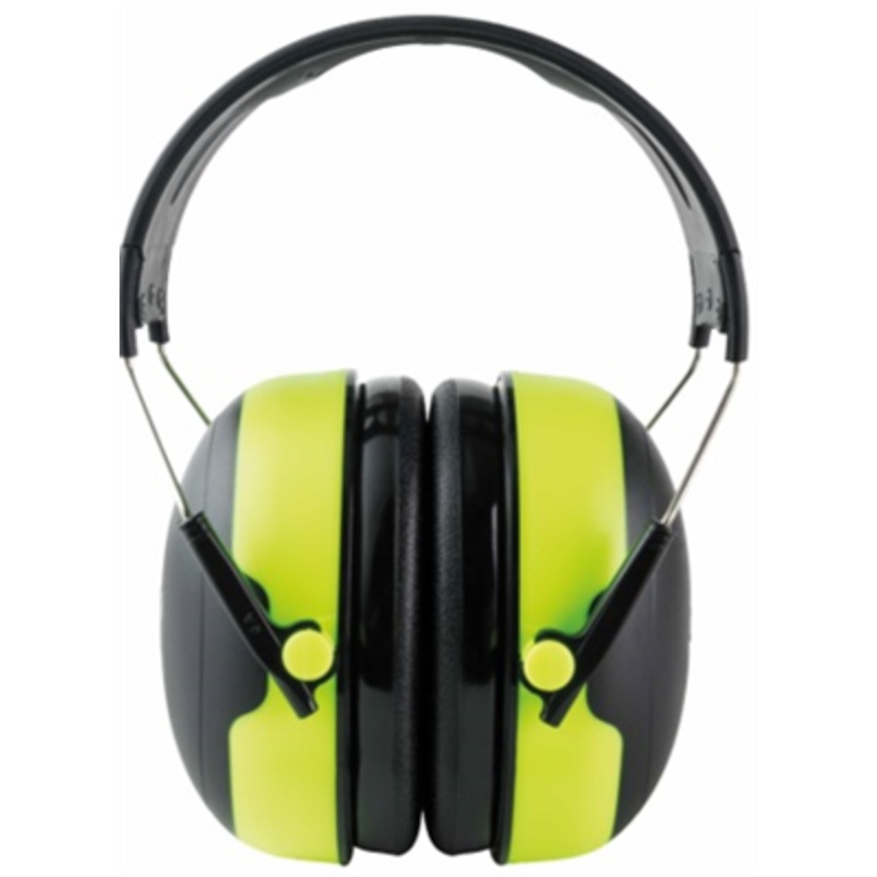 EAR MUFF 27db PRO GRADE HI VIZ GREEN 3M