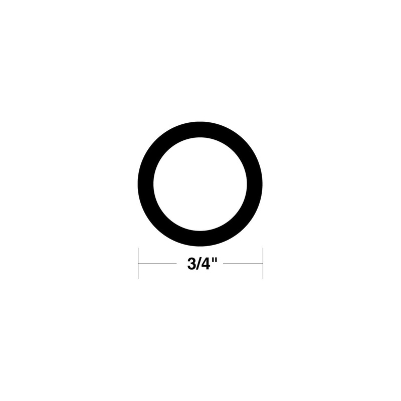 Taco V120005BKA501 Flexible Vinyl Insert, 50′ Black