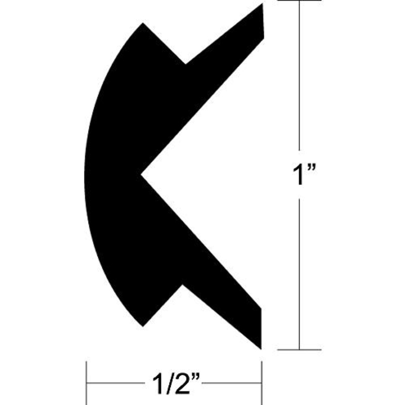 Taco V120303WHC701 Flexible Vinyl Insert, 70′ White