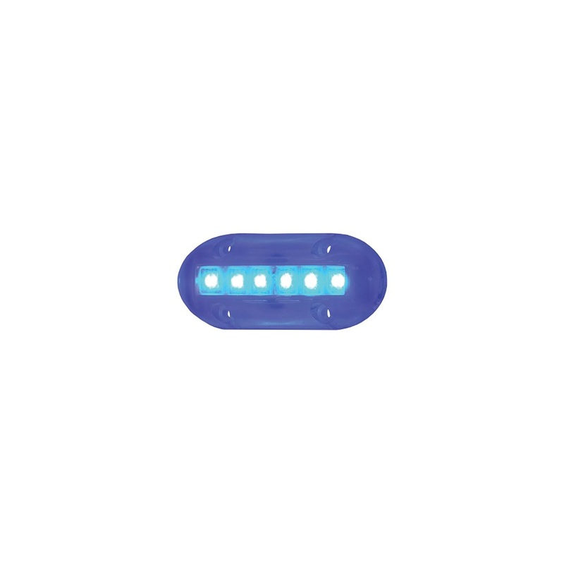 T-H Marine High Intensity LED Underwater Lights, 6 Blue LEDs
