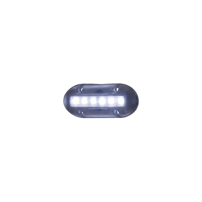 T-H Marine High Intensity LED Underwater Lights, 6 White LEDs