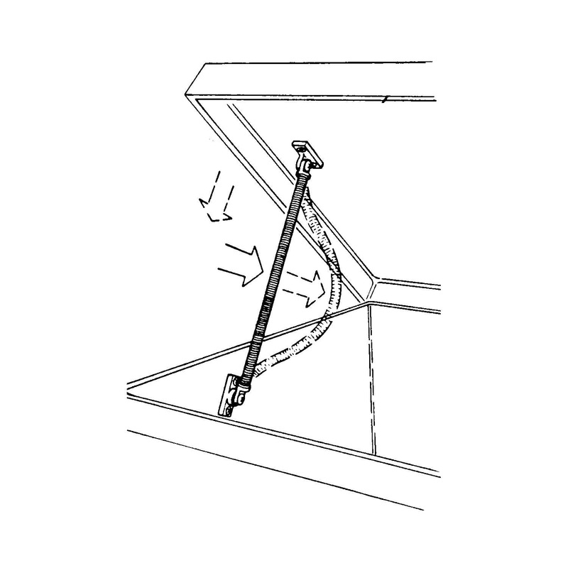 T-H Marine Lid & Hatch Support Spring With Molded Nylon Ends 7/16 x 8-1/2 L