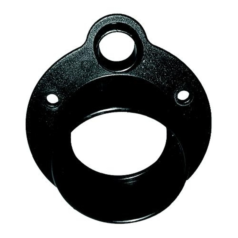 T-H Marine Rigging Flange Hose Union For 2 Hose With 3/4 Fuel Hose Port, Black