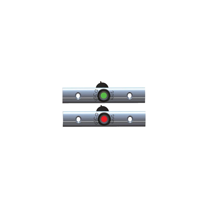 Taco F386810B 4 Rub Rail Mounted LED Navigation Light Set