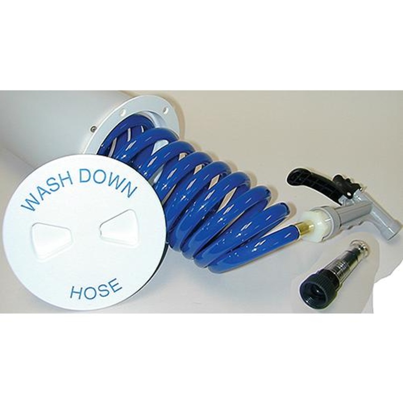 Wash Down Station & Hose, White