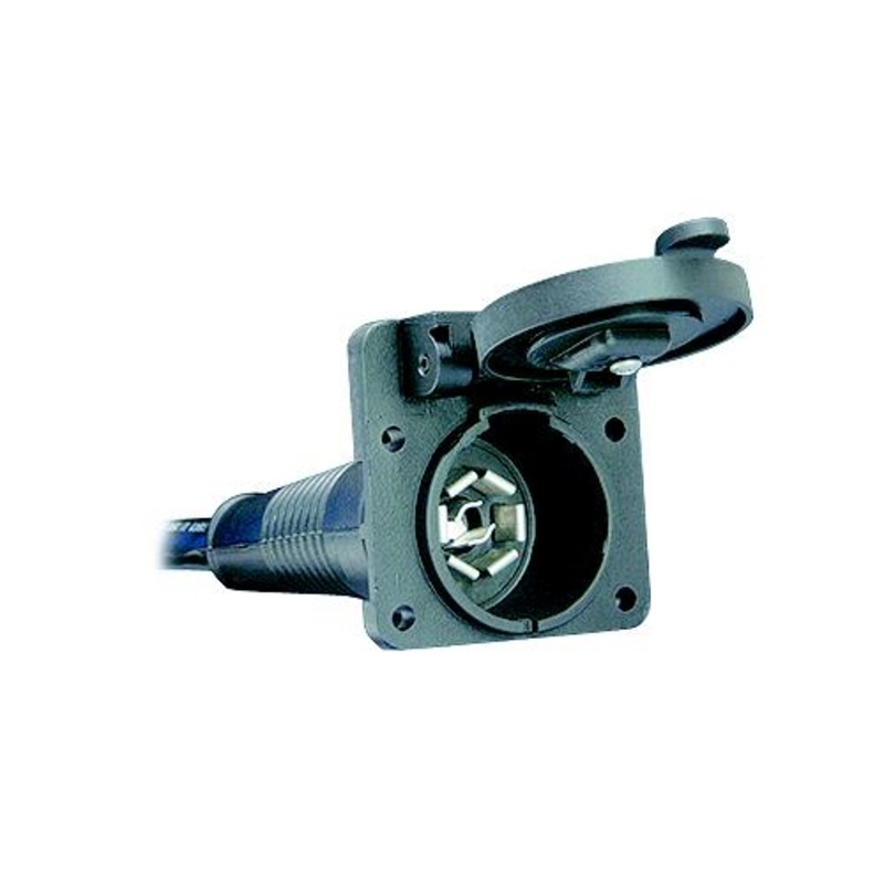 Bargman 50-87-007 7-Way Sealed Car End with 7′ Cable