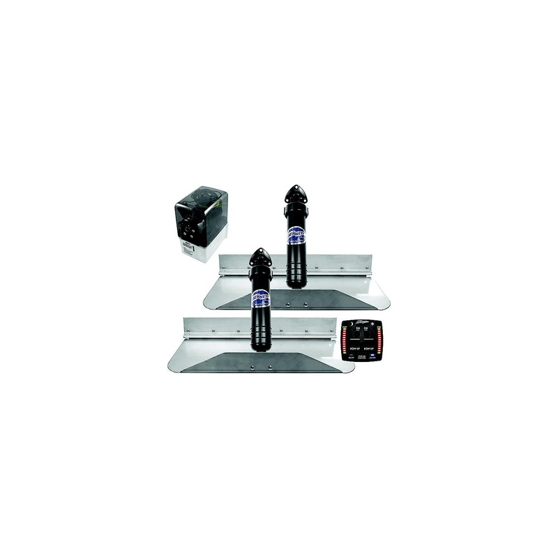 Bennett 189OBI Classic Hydraulic Trim Tab Kit With OBI9000H Integrated Helm Control, 18 x 9