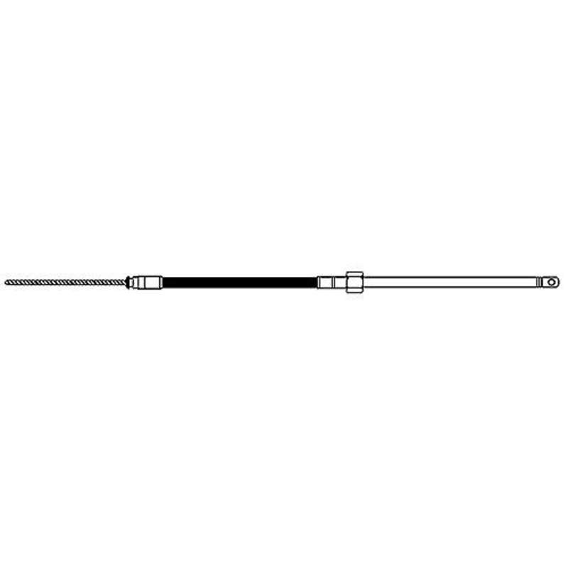 UFLEX M66 Universal QC Rotary Steering Cable (Replaces UFLEX, Morse Command 290 or Teleflex SSC62), 10′
