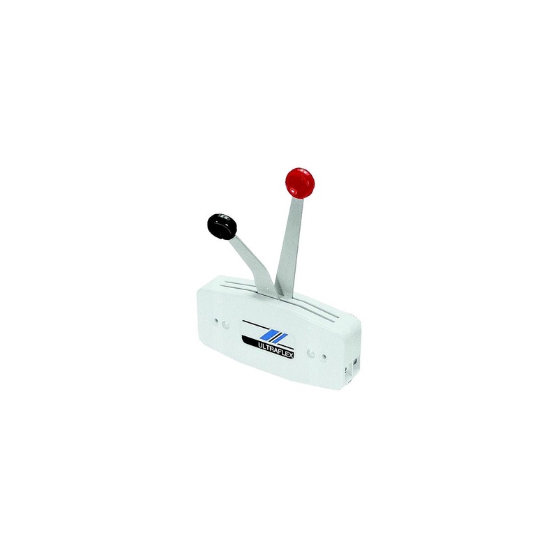 Single Function Dual Lever Side Mount Control, White