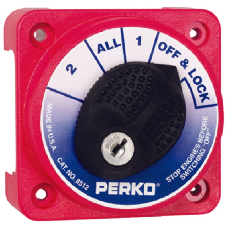Compact Battery Switch w/Lock