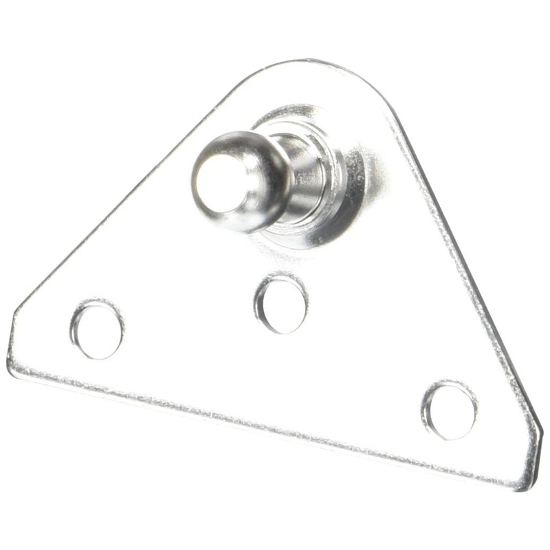Flat Bracket SS w/Ball Stud