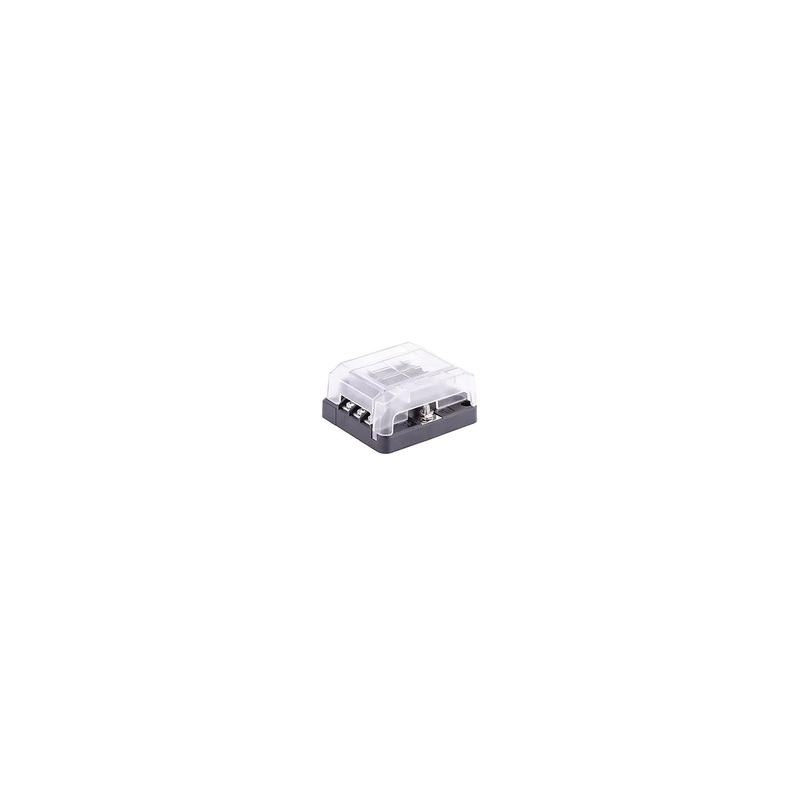 Sierra FS40800 408 Series Fuse Block W/Cover, 6-Gang
