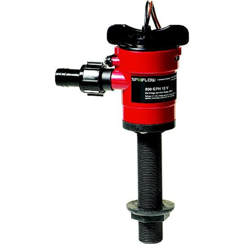 Cartridge Aerator Pump, 1250GPH Straight