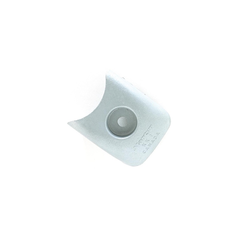 Walter Keel Anode, Zinc, 3-1/4 L x 3-1/4 W x 1-1/8 H