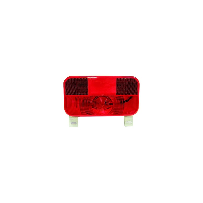 Anderson V25923 25921/25923 RV Stop, Turn, And Tail Light W/Reflex, Driver Side w/License Plate Light & Bracket