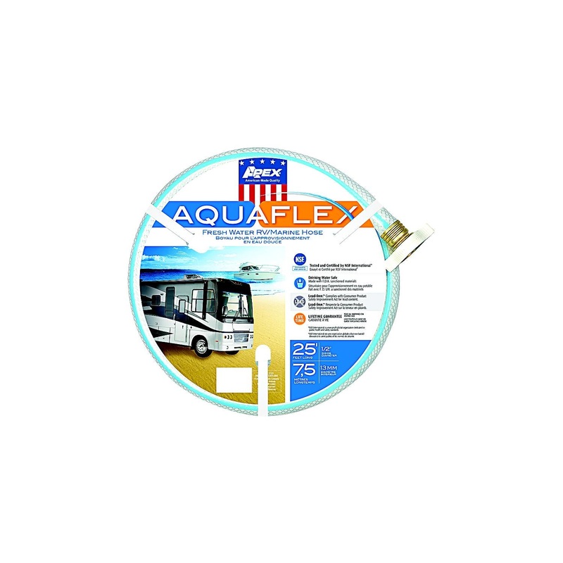 Aquaflex White Hose, 1/2 x 25′