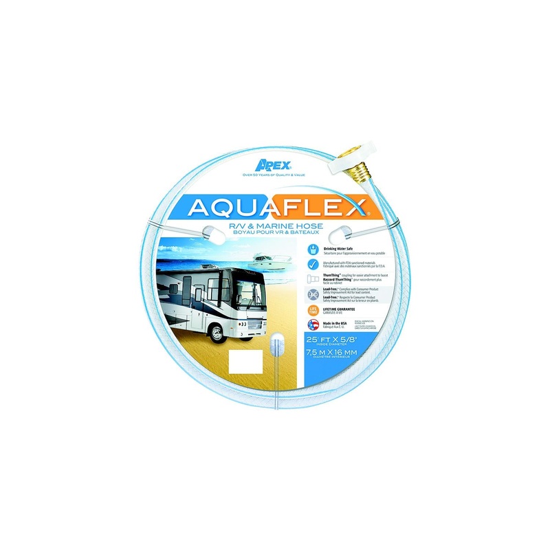 Aquaflex White Hose, 5/8 x 25′