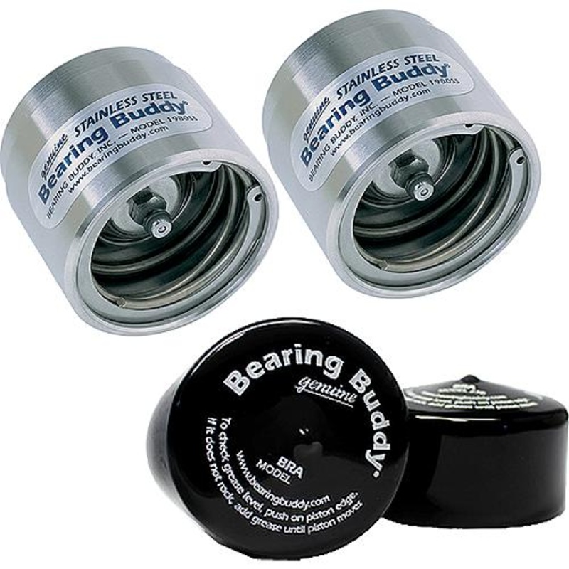 Bearing Buddy Stainless Steel Trailer Wheel Bearing Protector – 2 Pack