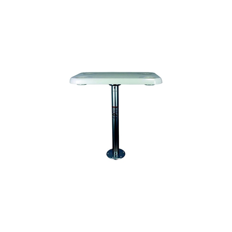 Dock Edge 1690207 Stowable Table Package, Rectangular Tabletop