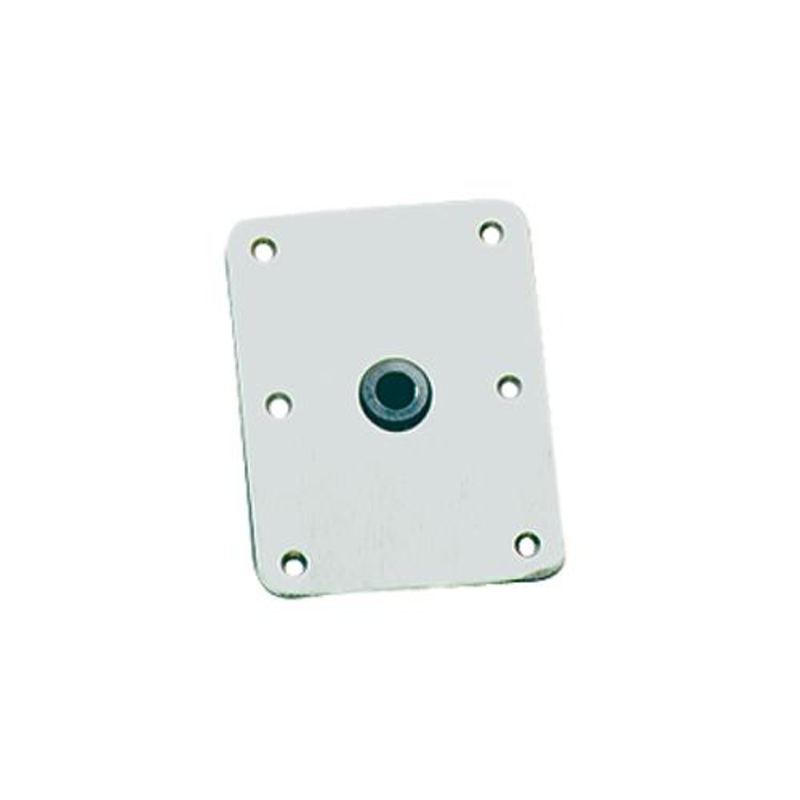 Springfield KingPin 7 x 7 Square Aluminum Base, Satin Finish