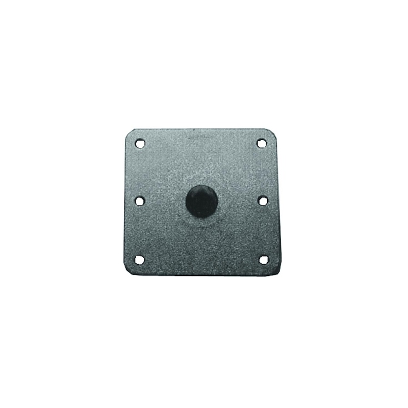 Springfield KingPin 7 x 7 Standard Square Base, Mild Steel With Kennedy Finish