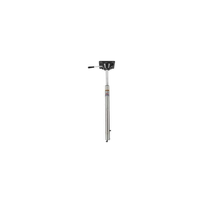 Springfield Spring-Lock Power-Rise 25-1/2 to 32-1/4 Adjustable Stand-Up Stainless Steel Pedestal