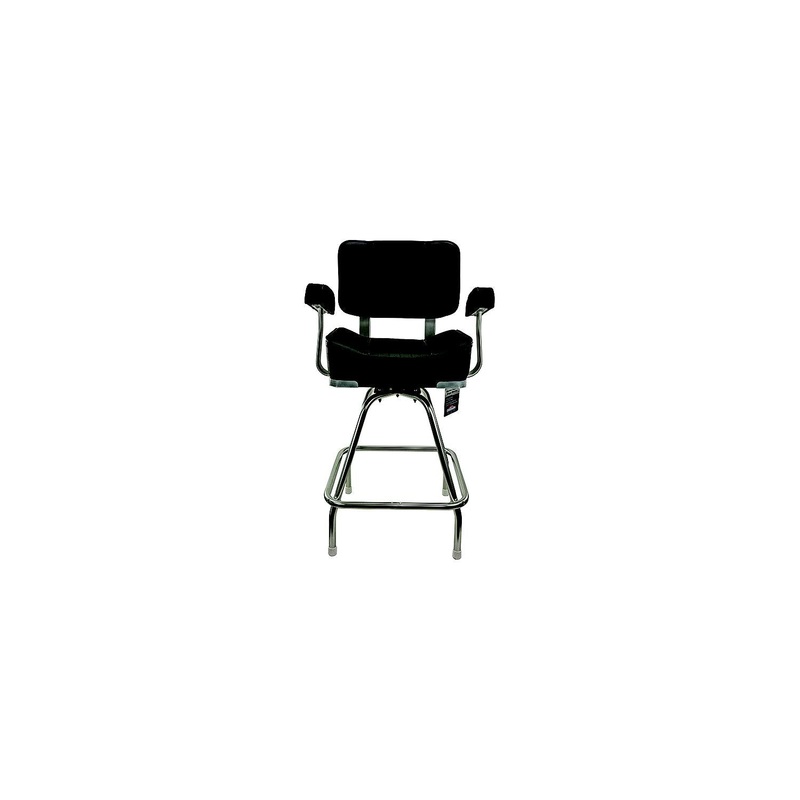 Springfield 1020009 Deluxe Captain’s Seat With Stand, Black