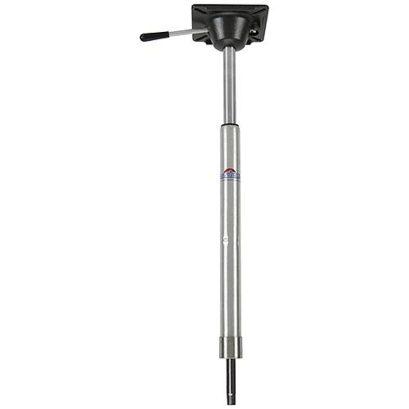 Springfield KingPin Power-Rise Stand-Up Pedestal 22.5 to 29.5, Satin Finish