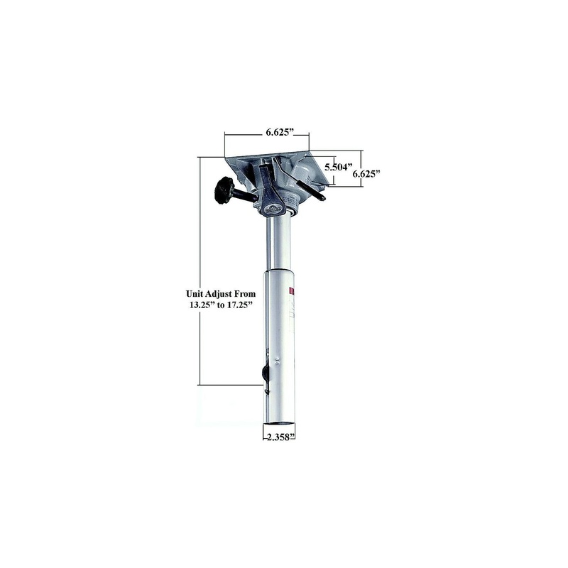 Springfield Plug-In 2-3/8 Power-Rise Air-Ride Package 12-1/2 to 16-1/4 With Non-Locking Track-Lock Swivel