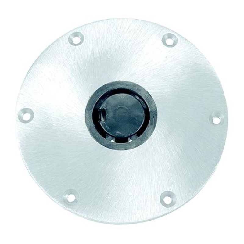 Springfield Plug-In 9 Round Aluminum 2-3/8 Hi-Lo Base, Satin Finish