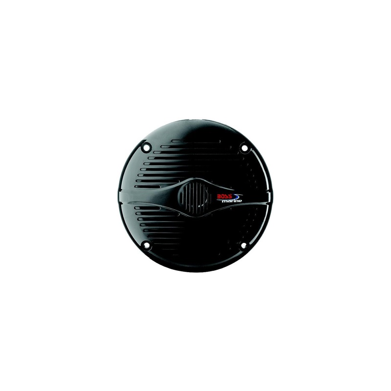 5-1/4 2-Way Marine Speakers, Black, pr.