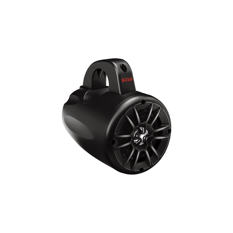 Boss 4 2-Way Bluetooth Waketower Speaker Pods – Amplified, Black Pr.