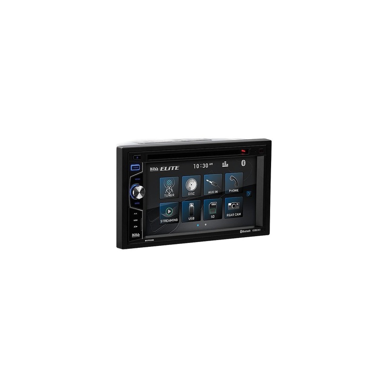 Boss Audio BV755B DVD Player, Bluetooth/DVD/CD/USB/SD/VCD/MP3/JPEG/WMA/FM/AM w/6.2 Touchscreen