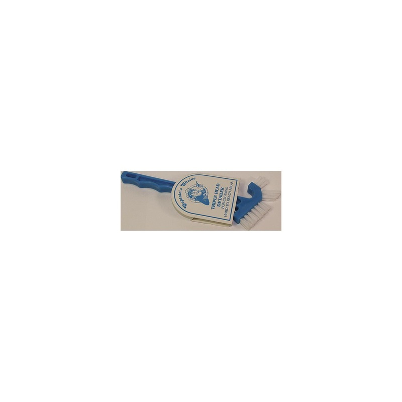 Captain’s Choice Triple Head Detail Scrub Brush