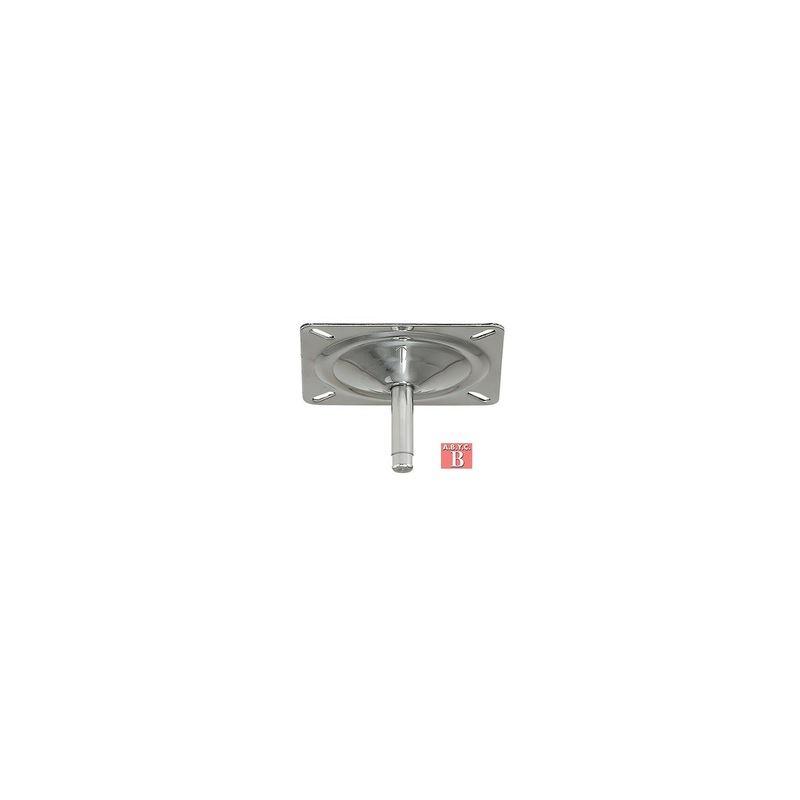 Attwood 1002SS Lock’N-Pin 3/4 Pin Seat Mount Stainless E-Coated w/o Spring