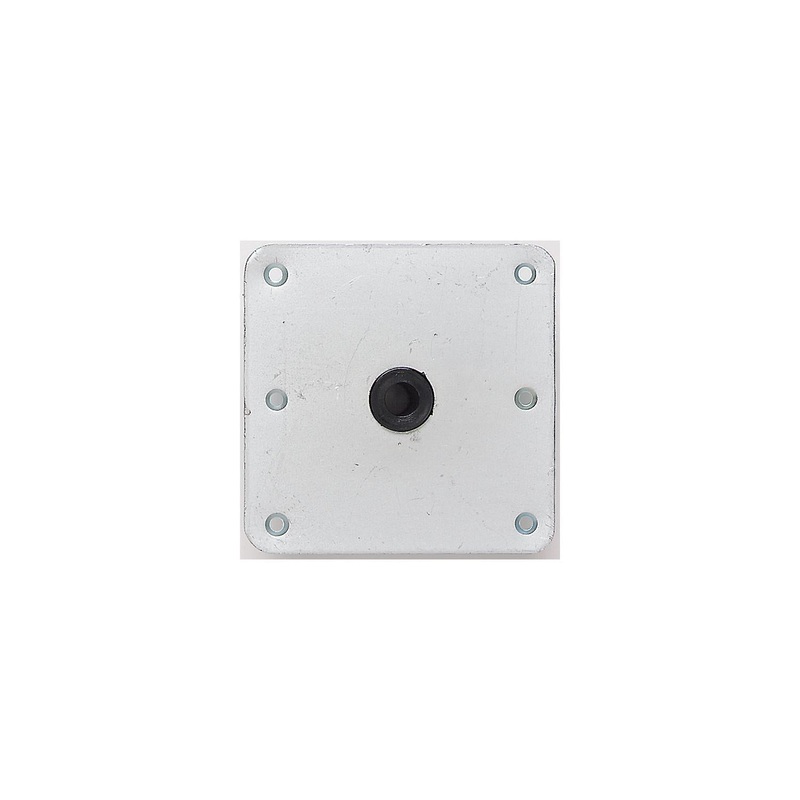 Attwood Lock’N-Pin 3/4 Base Plate 7 x 7 Threaded Zinc Plated Steel