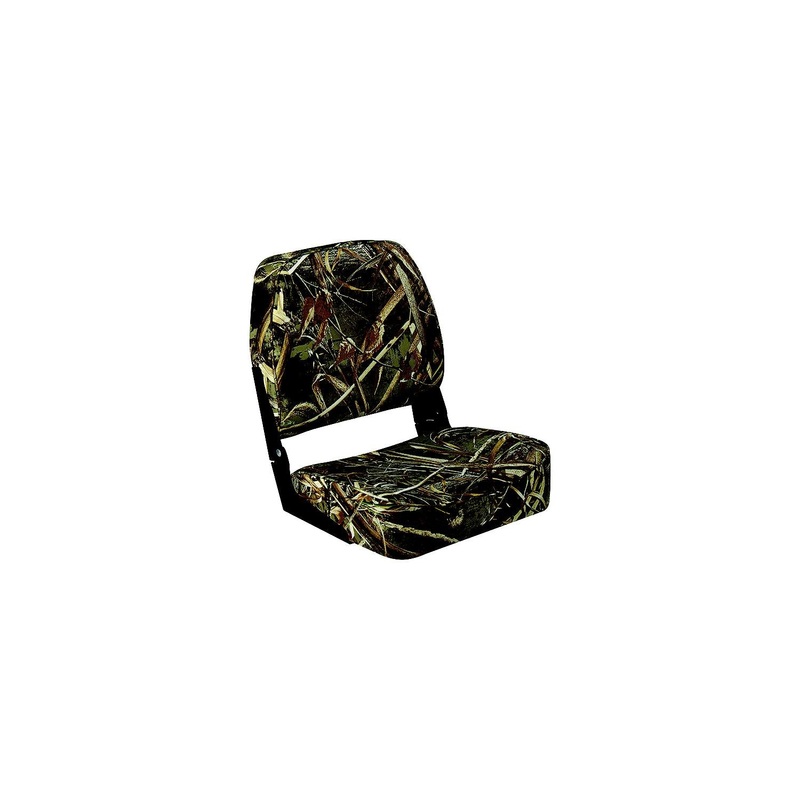 Wise 3312733 Promotional Marine Grade Vinyl 16.25 D x 16 W x 18 H Low Back Boat Seat, Real Tree Max 5 Camo