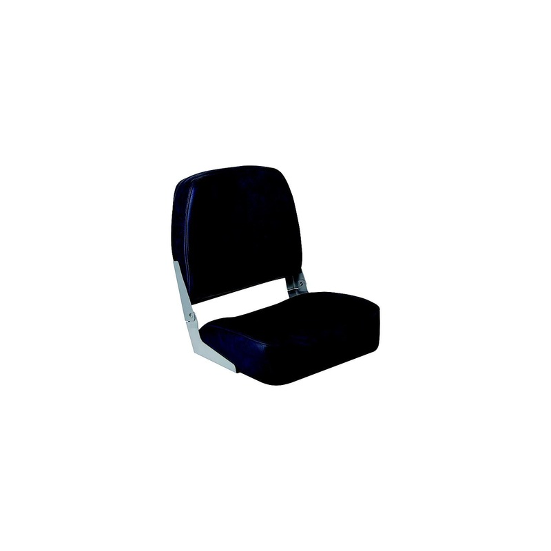 Wise 3313711 Promotional Marine Grade Vinyl 16.25 D x 16 W x 18 H Low Back Boat Seat, Navy