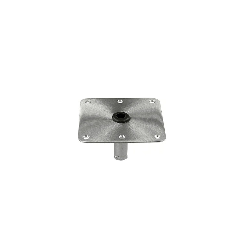 Wise 8WD30002 SS Threaded Kingpin Base Plate, 7 x 7
