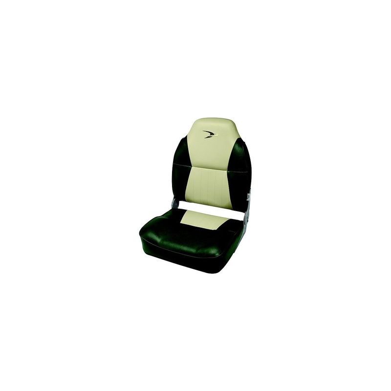 Wise Premium High Back Fishing Boat Seat – Green/Sand