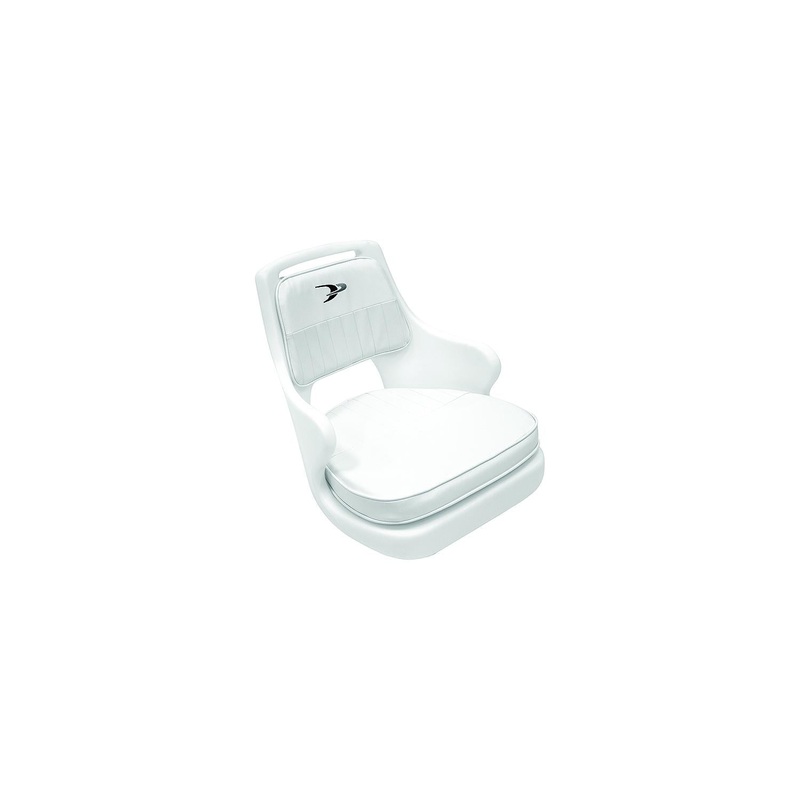 Wise Standard Pilot Chair Package With Chair, Cushion Set and Mounting Plate – White