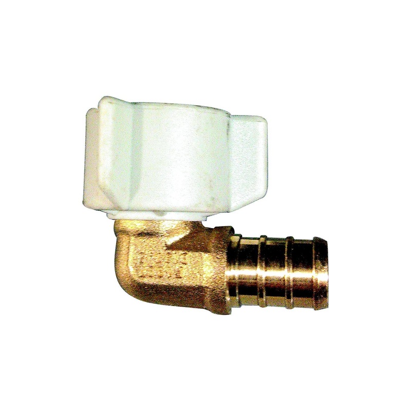Bristol 49BPSE44G QestPEX Swivel Elbow w/ Plastic Nut – 1/2 PEX x 1/2 FPT Swivel