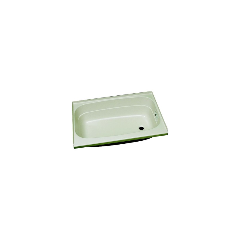 Specialty Recreation Right Drain Bathtub, 24 x 40, Parchment