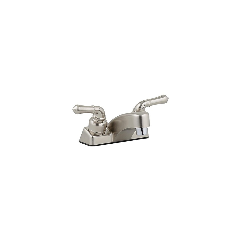 Utopia Lavatory 4  Faucet, Nickel w/Tea Pot Handles